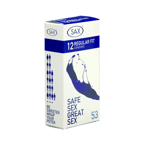 Sax Condoms 53mm Regular Fit