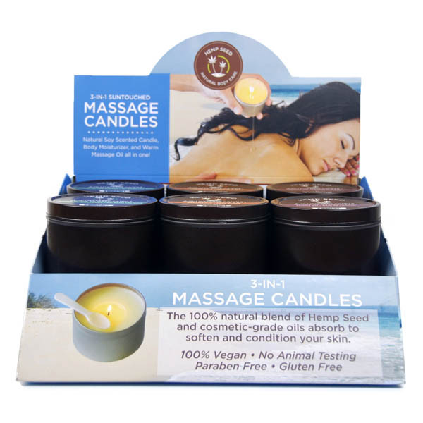 Earth Body Hemp Seed 3 In 1 Massage Candle 170G