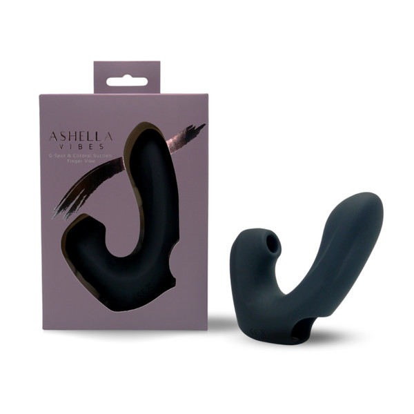 Ashella Vibes G-Spot Clitoral Suction Finger Vibe