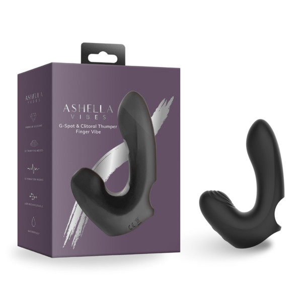 Ashella Vibes G-Spot Clitoral Thumper Finger Vibe