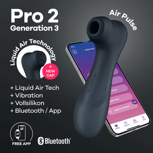 Satisfyer Pro 2 Gen 3 App Control Black