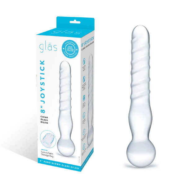 Glas Joystick Clear Glass Dildo