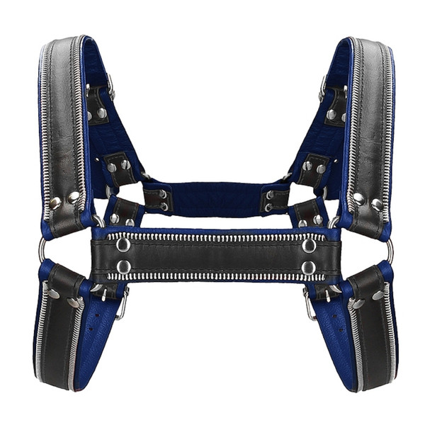 Uomo 016 Z Series Chest Bulldog Harness Blue/Black