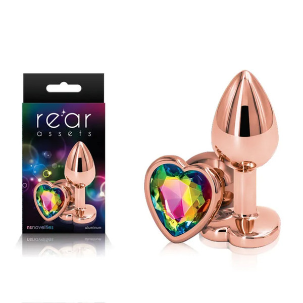 Rear Assets Rose Gold Heart Rainbow Small