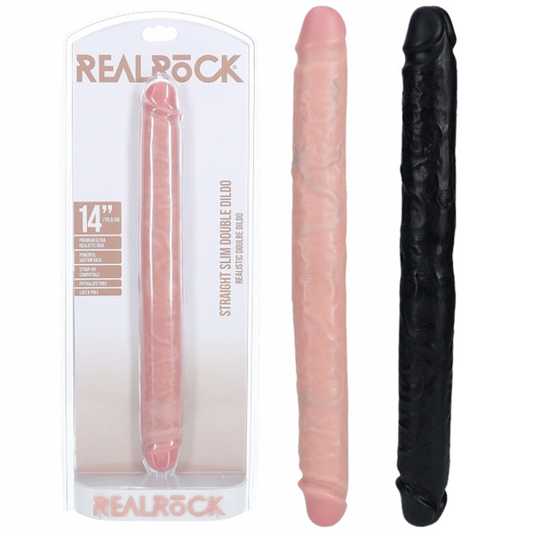 Realrock 14 Inch Slim Double Dildo