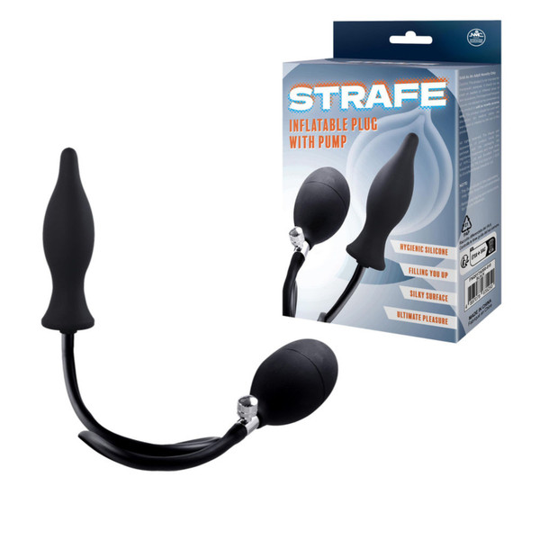 Strafe Silicone Inflatable Plug With Pump Bulb