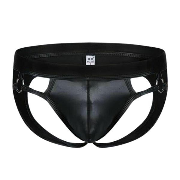 MEN560 Wet Look Strappy Jock Strap