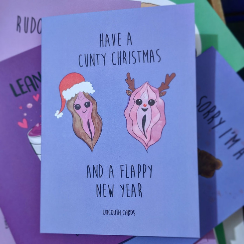 Have A Cunty Christmas Uncouth Cards