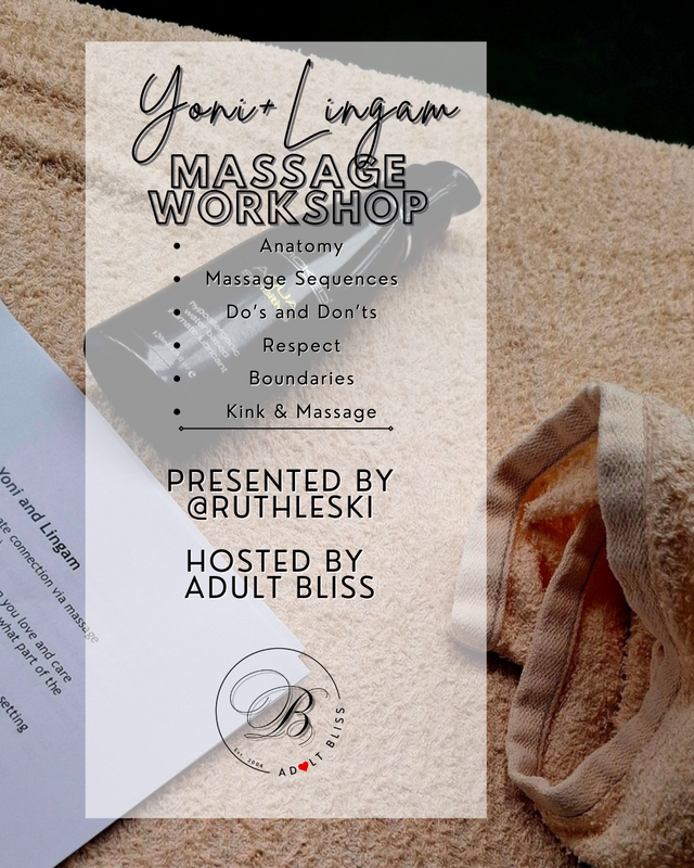 Sensual Massage Workshop Tickets (17th August)