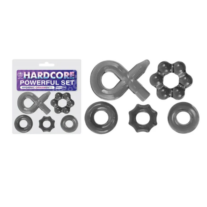 Hardcore Powerful Set 01 C-Rings 5pk