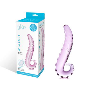 Glas 6'' Lick It Glass Dildo