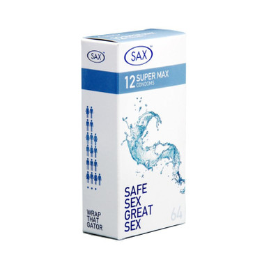 Sax Condoms 64mm Super Max Fit
