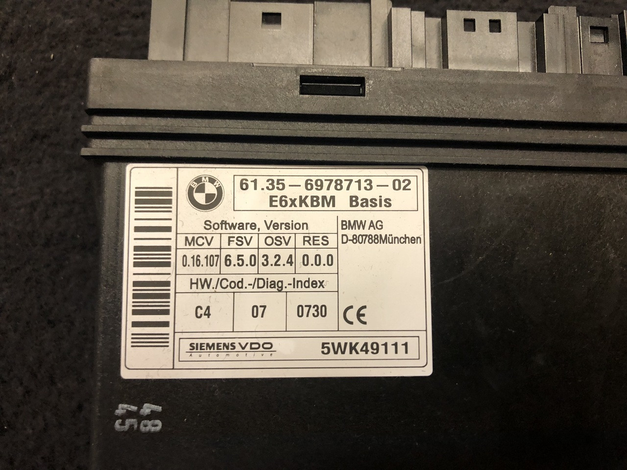 BMW E60 M5 Body Control Module