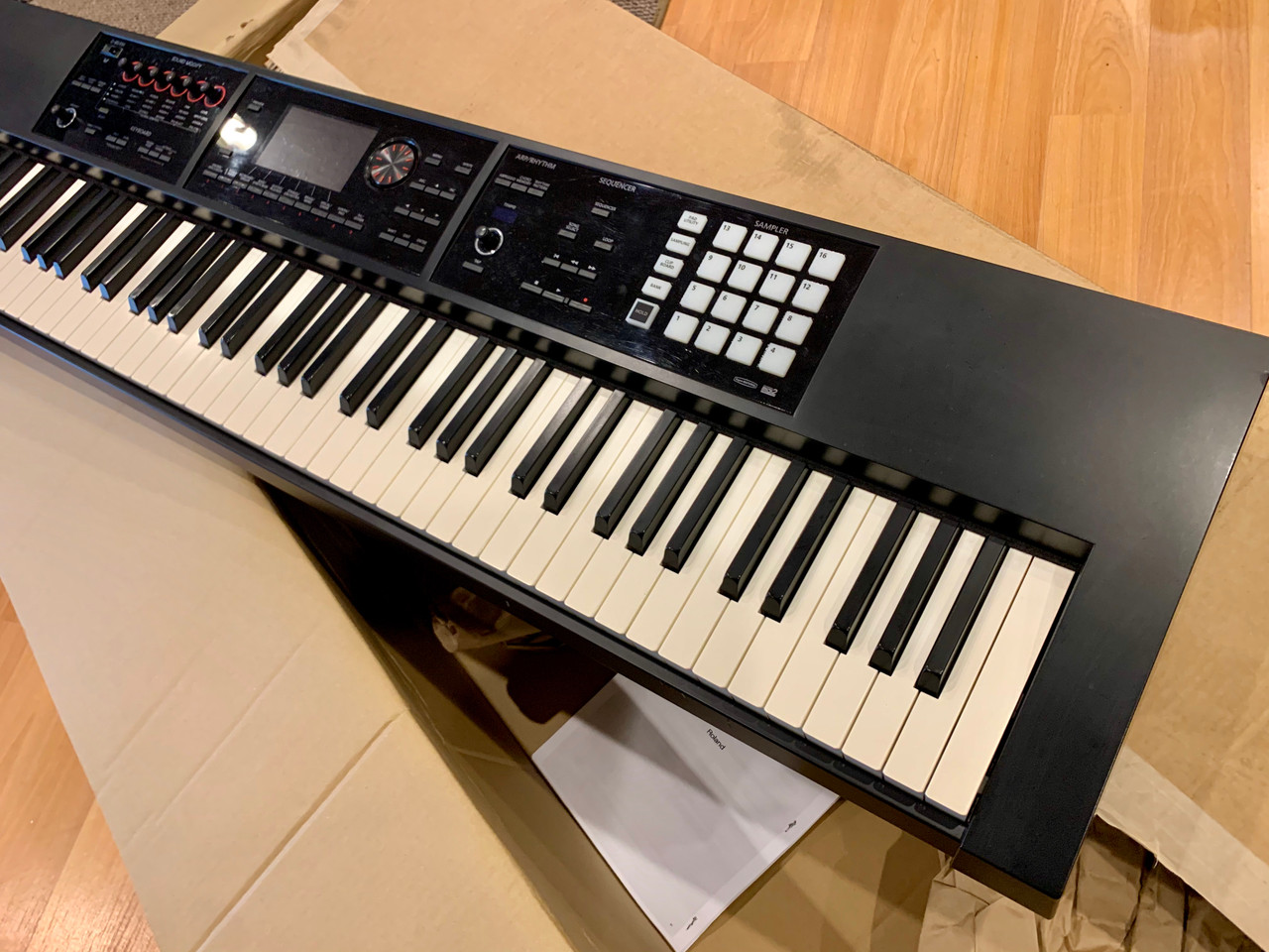 Roland FA-08 88 key piano action weighted synthesizer workstation