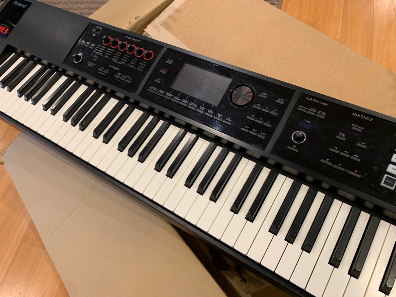 Roland FA-08 88 key piano action weighted synthesizer workstation