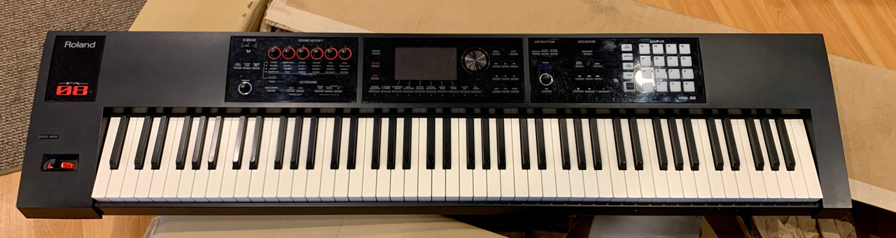 Roland FA-08 88 key piano action weighted synthesizer workstation