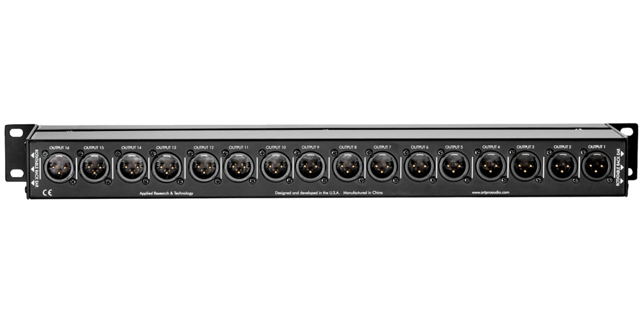 Art P16 16-Channel Balanced XLR Patchbay