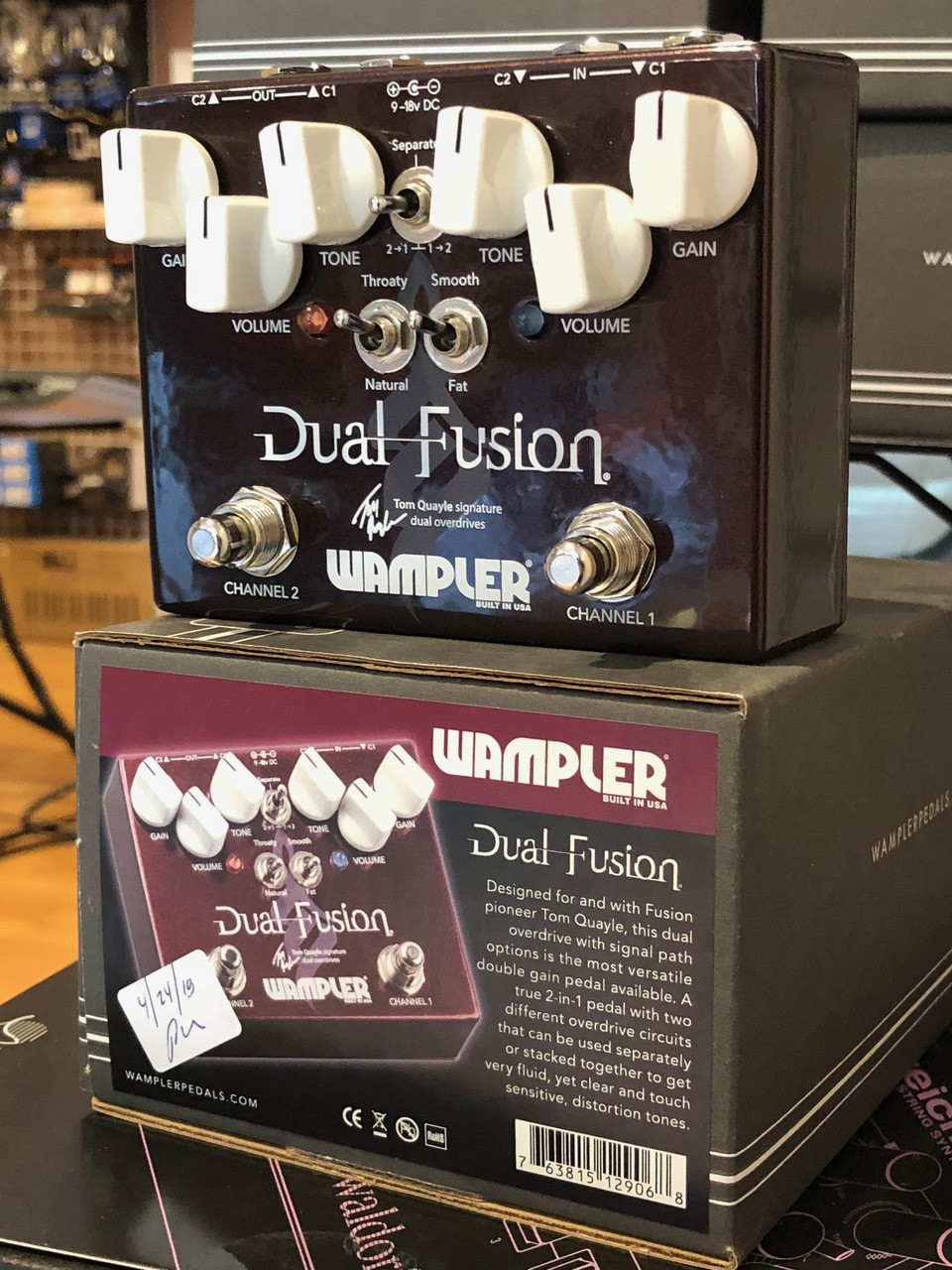 希少！大人気！ Wampler Pedals Dual Overdrive Fusion Pedal ...