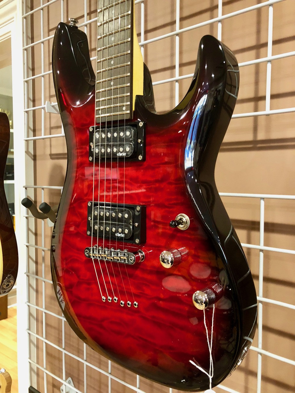 Schecter C6 Plus STCB SeeThru Cherry Burst electric guitar AudioProCT