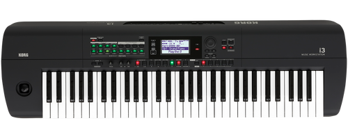 Korg i3 Music Workstation 61 keyboard matte black