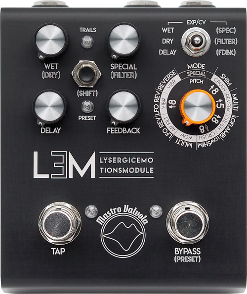 Mastro Valvola Multi-delay guitar pedal LEM lysergic emotions module