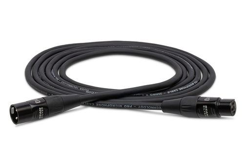 Hosa HMIC-025 25' Pro Microphone Cables REAN XLR3F to XLR3M