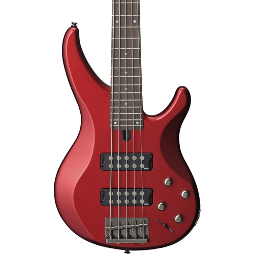 Yamaha TRBX305 CAR 5-String Electric Bass Guitar - Candy Apple Red