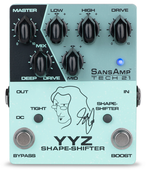 Tech 21 YYZ Geddy Lee Shape-shifter Signature SansAmp Pedal