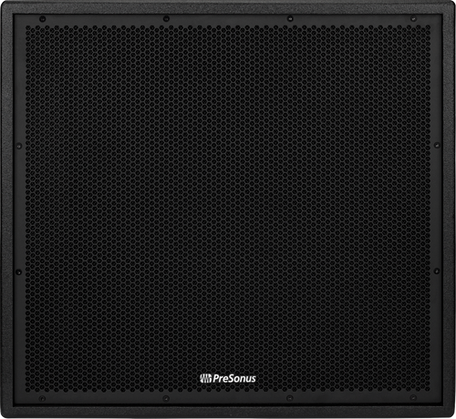 2 PreSonus® CDL SUB18 Active Subwoofers demo with casters and cover