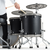 Efnote 7X electronic drum set with full size shells Black