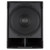 2 RCF SUB-708AS-MK2 Active 18" Powered Subwoofers with covers Open Box