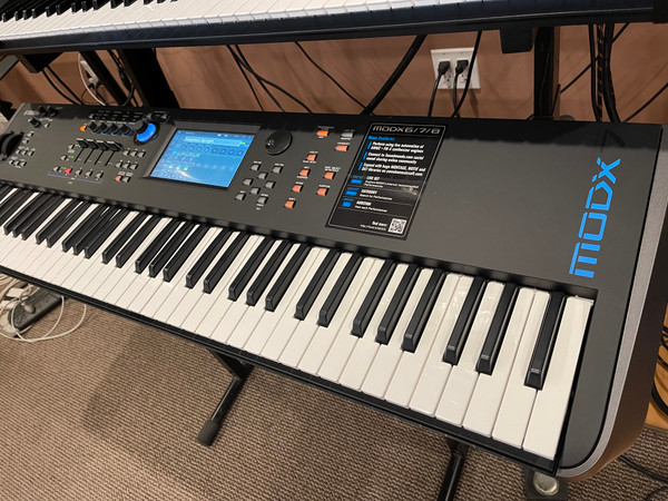 Yamaha MODX7 76 key synthesizer used