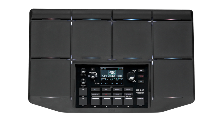 Korg MPS-10 Drum Percussion and Sampler Pad demo