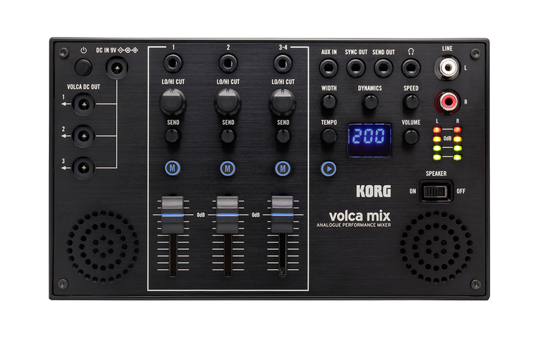 Korg Volca mix analogue performance mixer open box demo