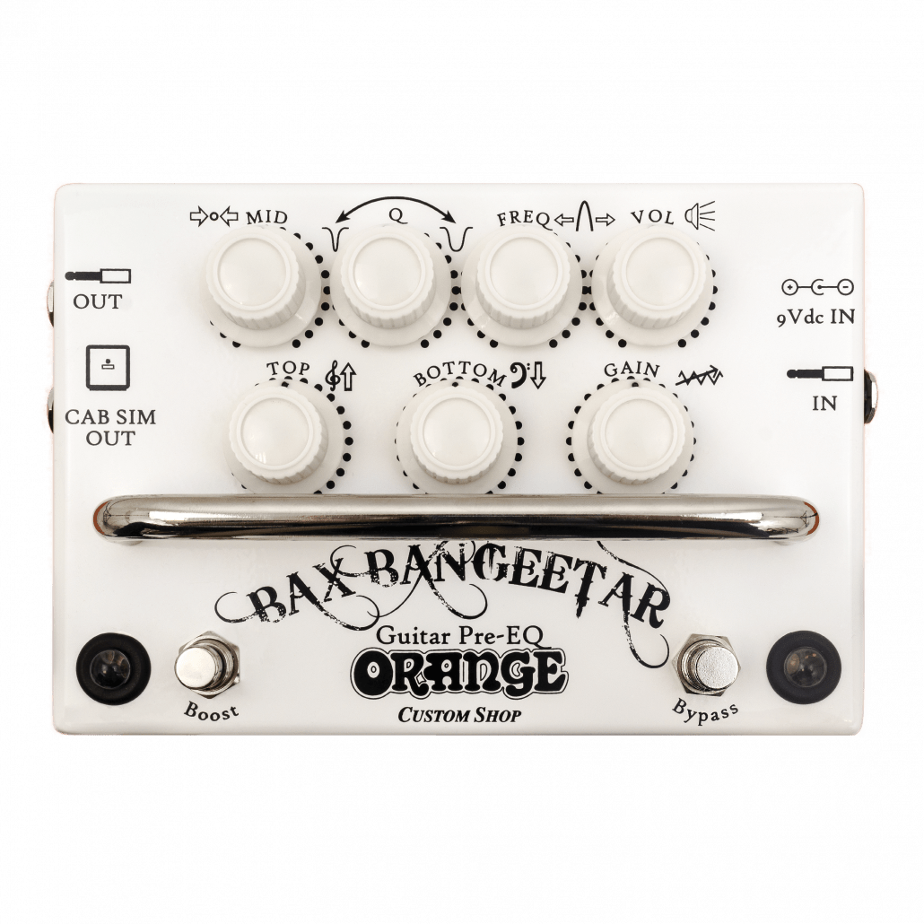 Orange Bax Bangeetar Guitar Pre-EQ Pedal White - AudioProCT