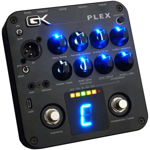 Gallien Krueger Plex Preamp 4 Band Active Bass Preamp Pedal Audioproct