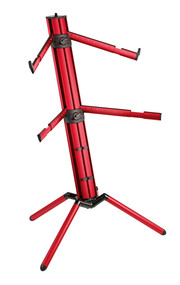 K&M 18860 Spider Pro Keyboard Stand Red 2 tier