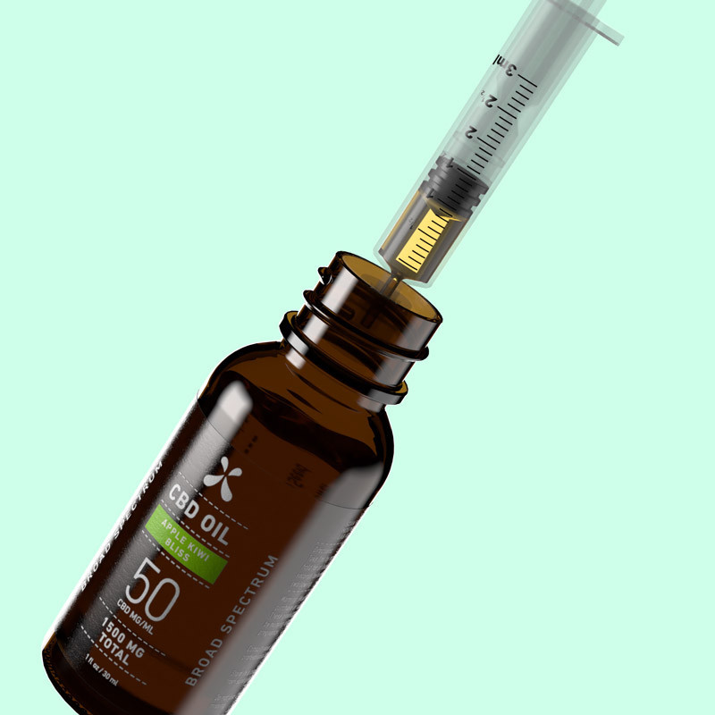 Broad Spectrum CBD Oil 1500mg Apple Kiwi Bliss | Green Roads