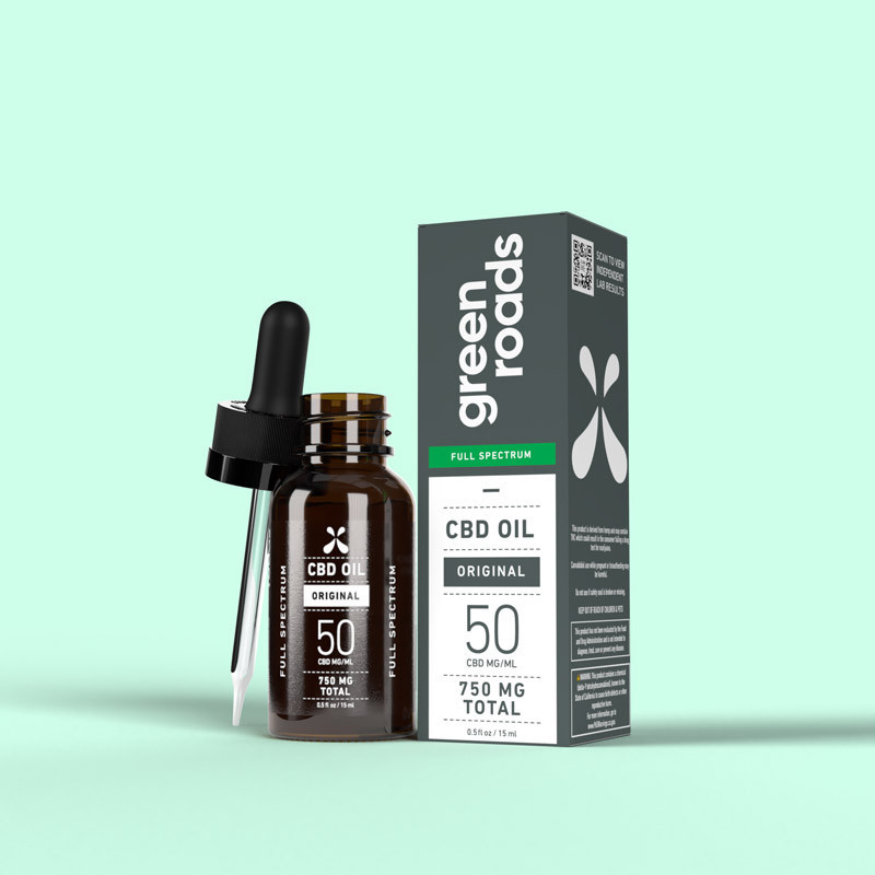 Full Spectrum CBD Oil | 15ml 750mg | Green Roads