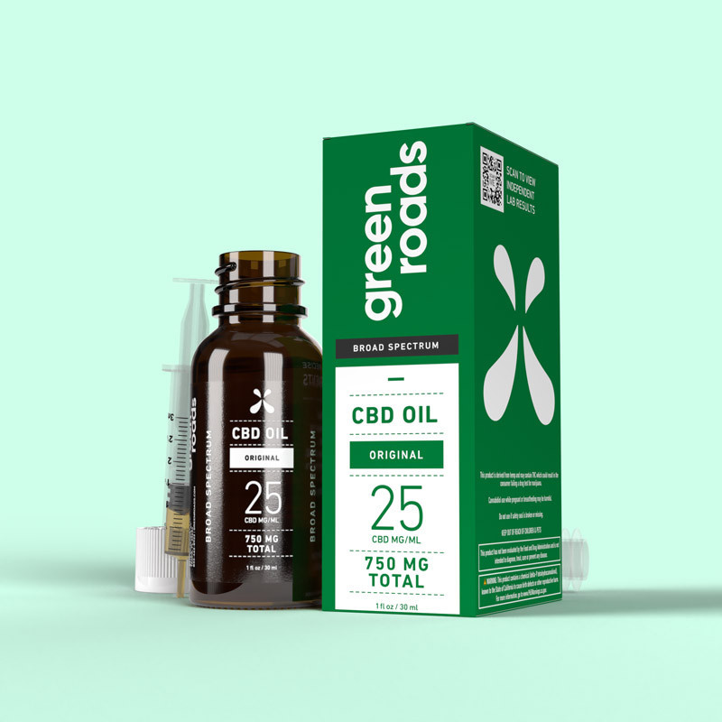 Broad Spectrum CBD Oil - 750mg | Green Roads