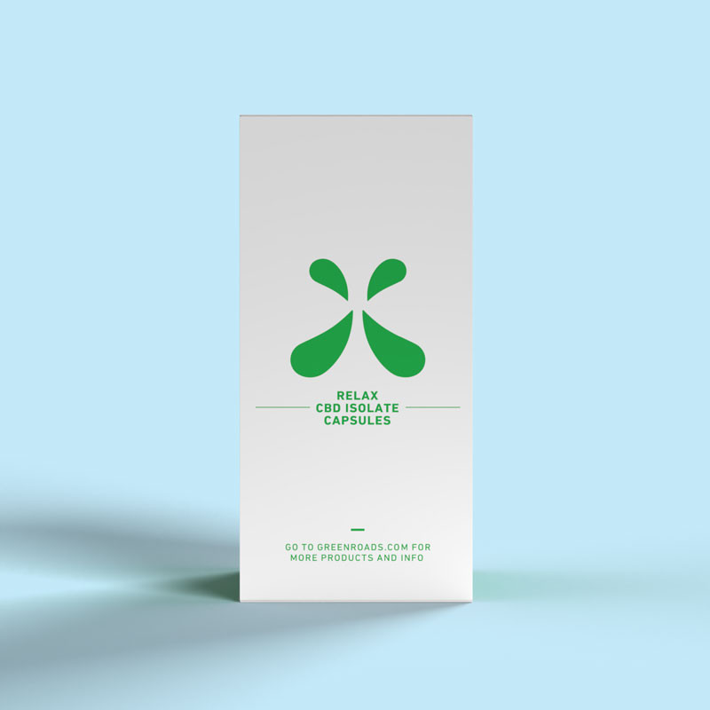 CBD Relax Capsules - 25mg | Green Roads
