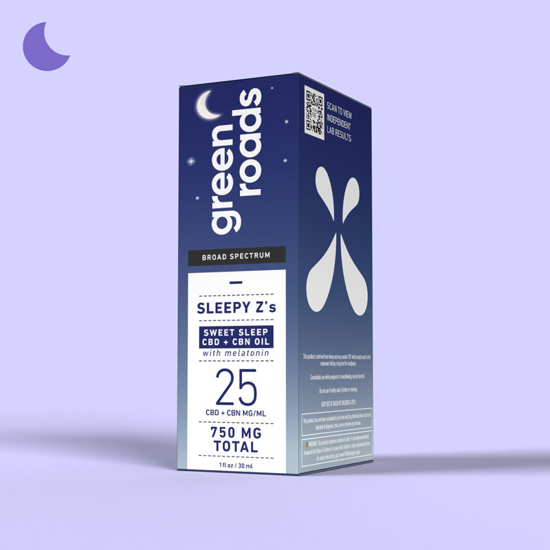CBD Oil with Melatonin - (750mg) - Sweet Sleep | Green Roads