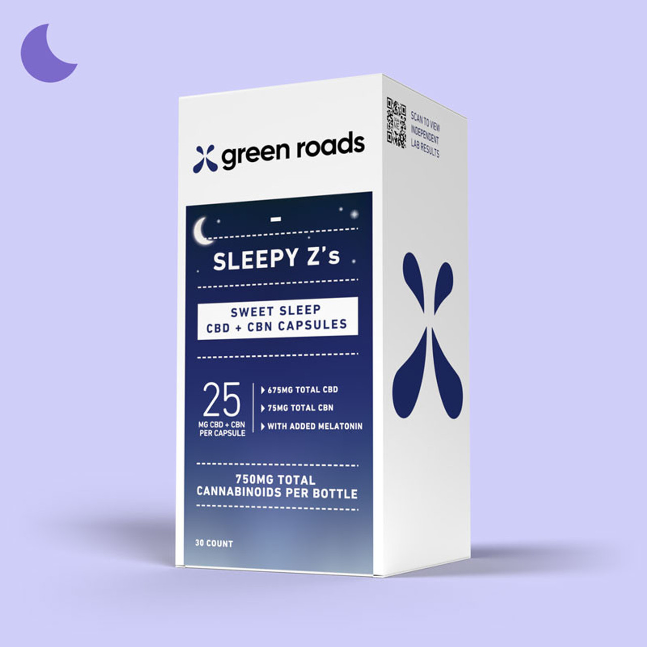 Sweet Sleep CBD CBN Capsules - (25mg) | Green Roads