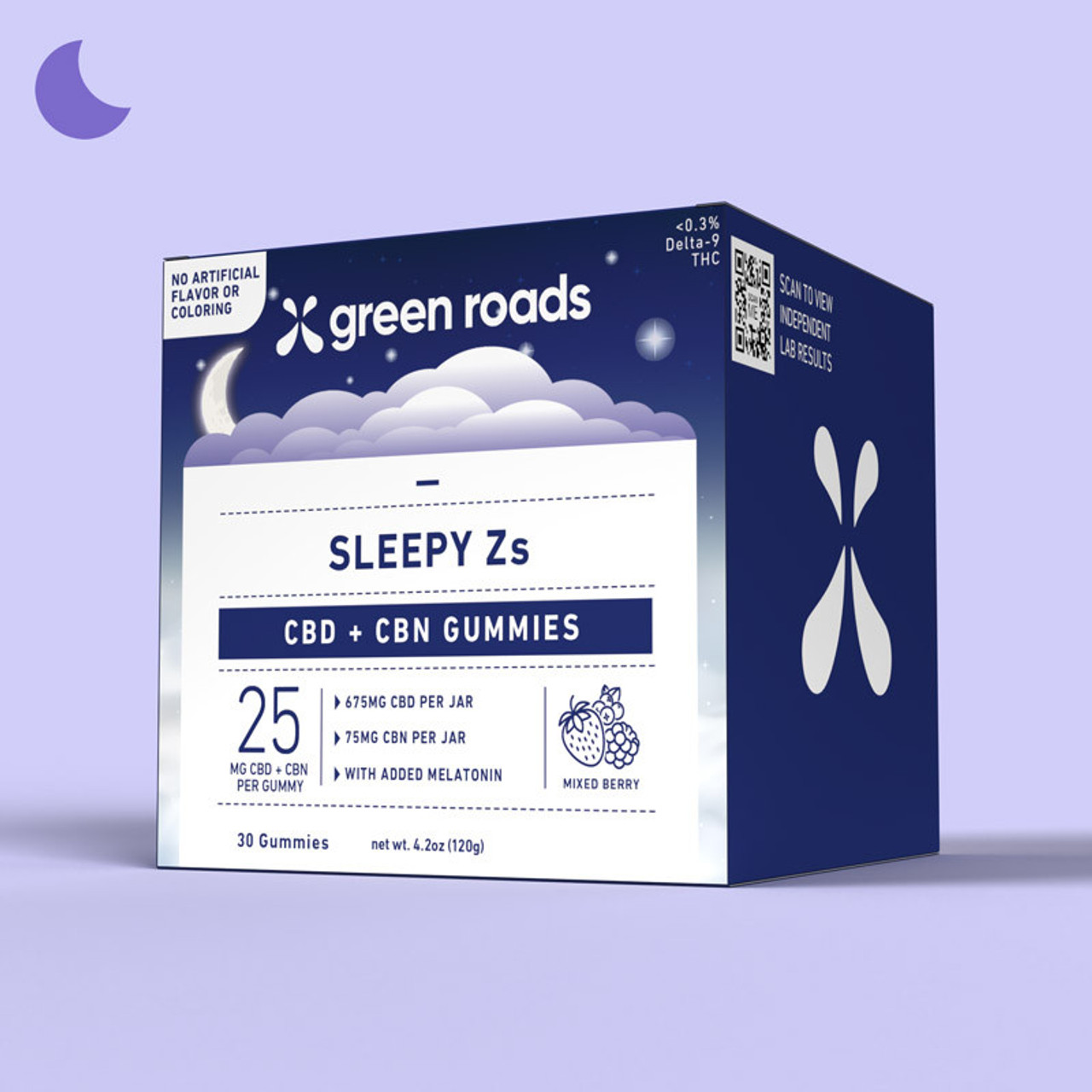 Sleepy Zs CBD CBN Gummies - (750mg) - Green Roads