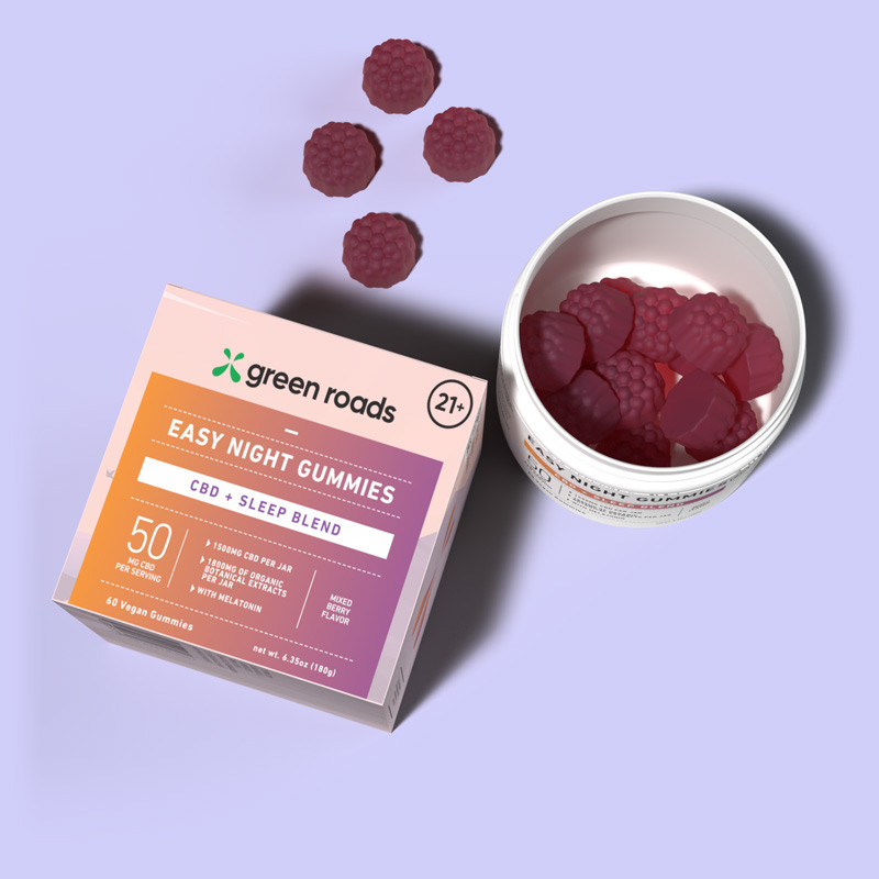 Easy Night CBD Gummies - (60ct) 1500mg | Green Roads