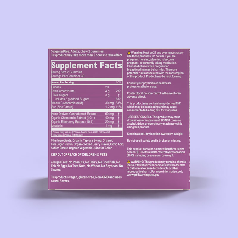 Easy Night CBD Gummies - (60ct) 1500mg | Green Roads