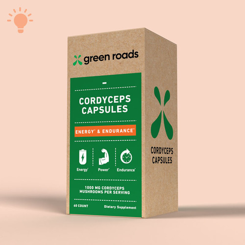  Cordyceps Energy & Endurance Mushroom Capsules - (60ct) 