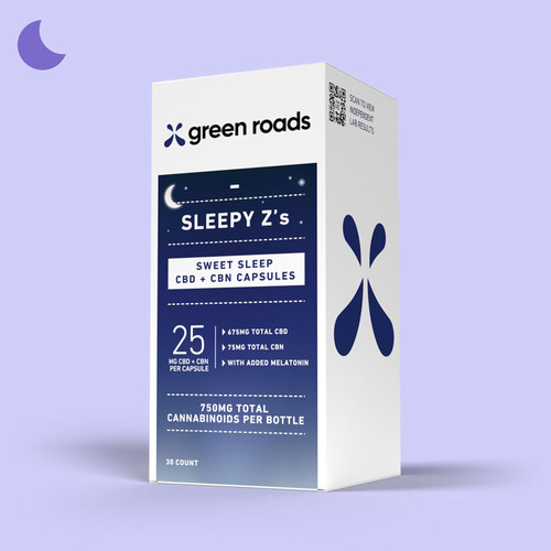  Sweet Sleep CBD Capsules - (30ct) 750mg 