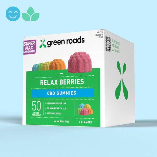 Super Max Strength CBD Relax Berries - (30ct) 1,500mg