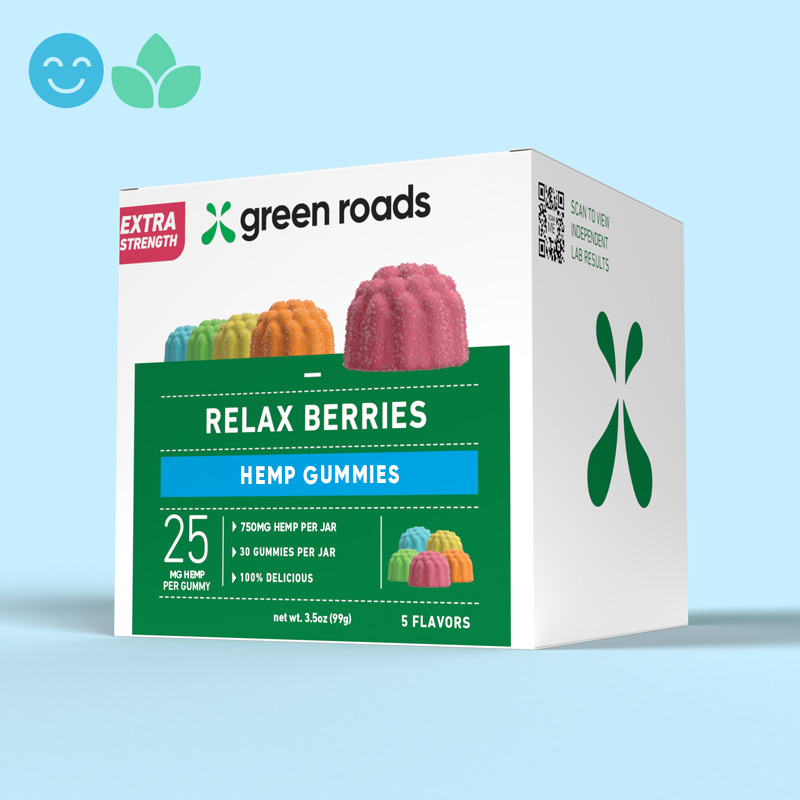 Extra Strength CBD Relax Berries - (30ct) 750mg